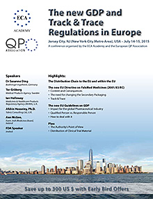 The new GDP and Track & Trace Regulations in Europe
